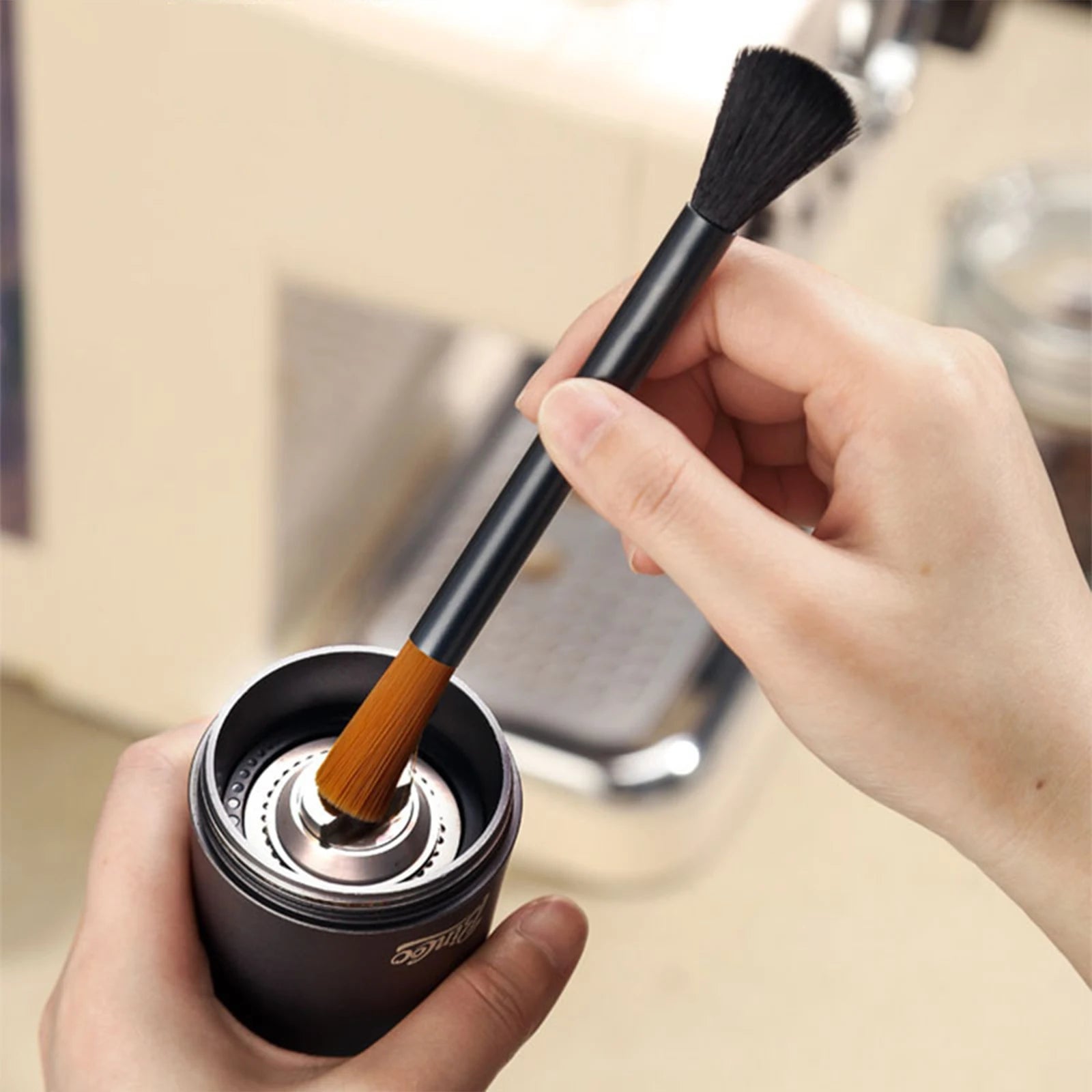 Coffee Brush Grinder - Blonde Barista