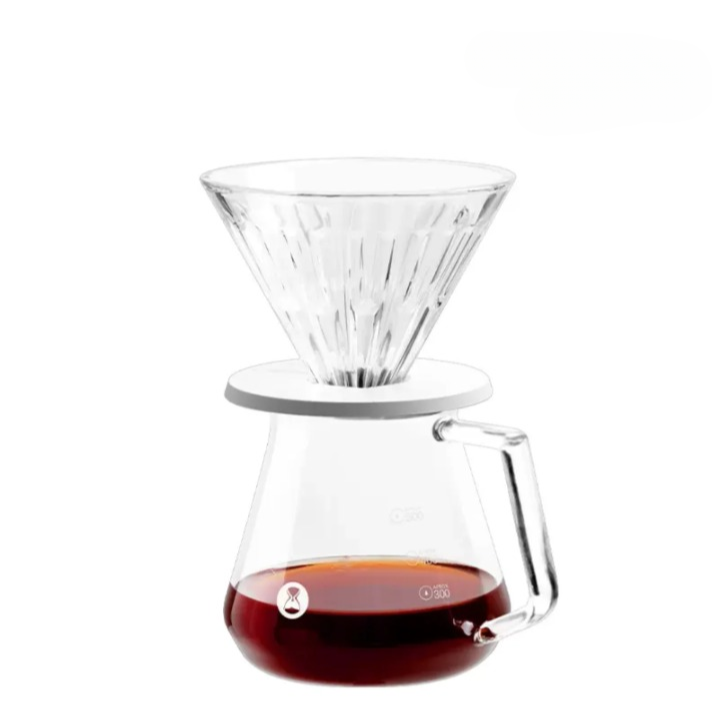 Home Glass ice pupil Hand-brewed coffee dripper